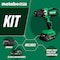Metabo Hpt 18V Cordless Brushed Driver Drill Kit 1 x 2.0Ah DS18DFXM - alternate 2